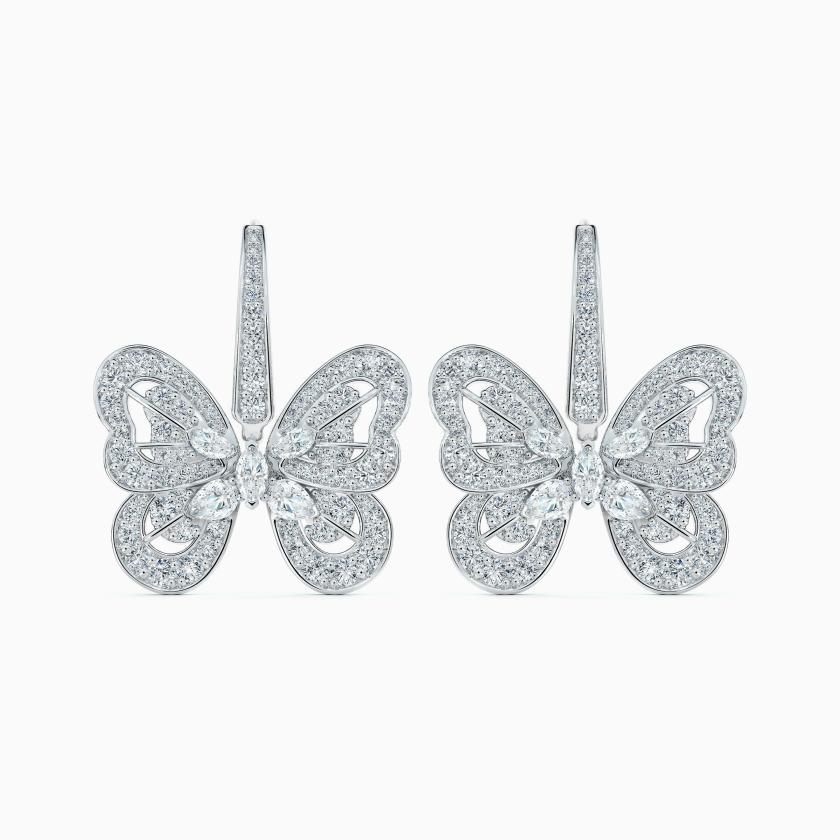 Earrings | Portraits Of Nature Butterfly Earrings In White Gold Earrings Earrings