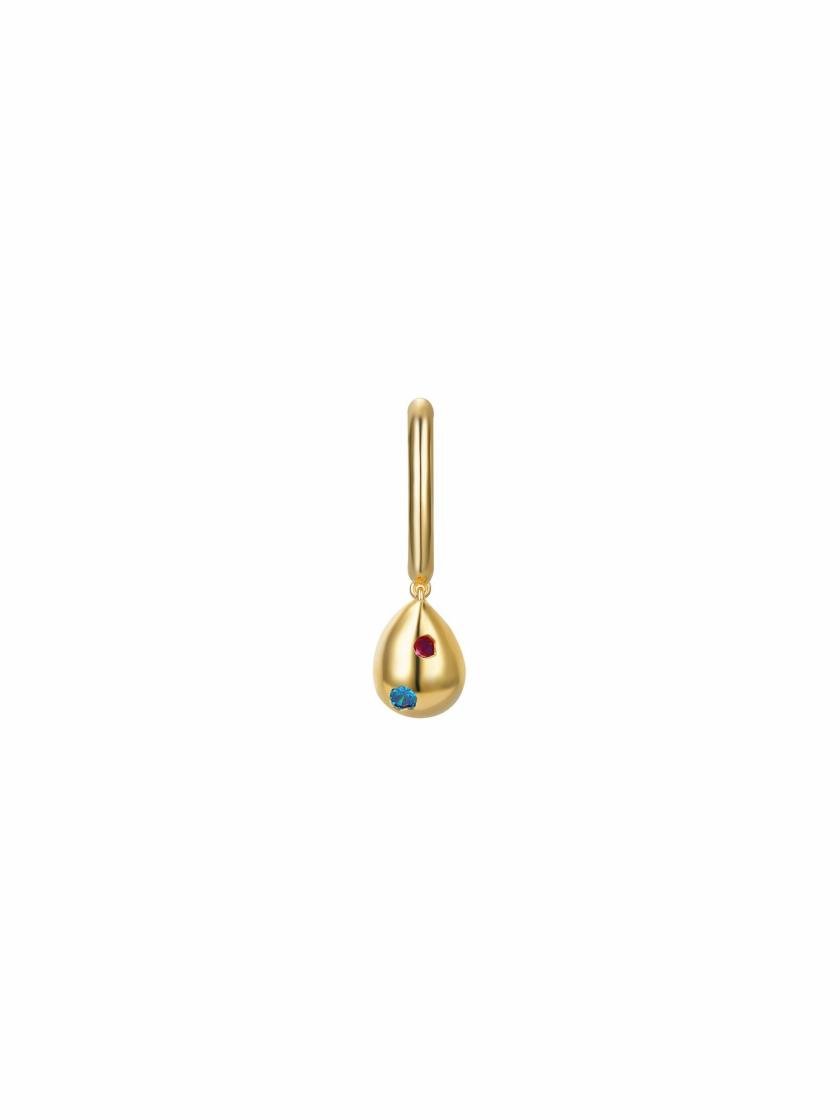 Earrings | Raindrop Earring – Double Stones (Smooth) (Single) Earrings Earrings