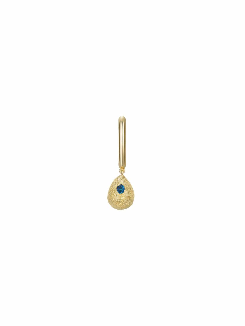 Earrings | Raindrop Earring – Single Stone (Textured) (Single) Earrings Earrings