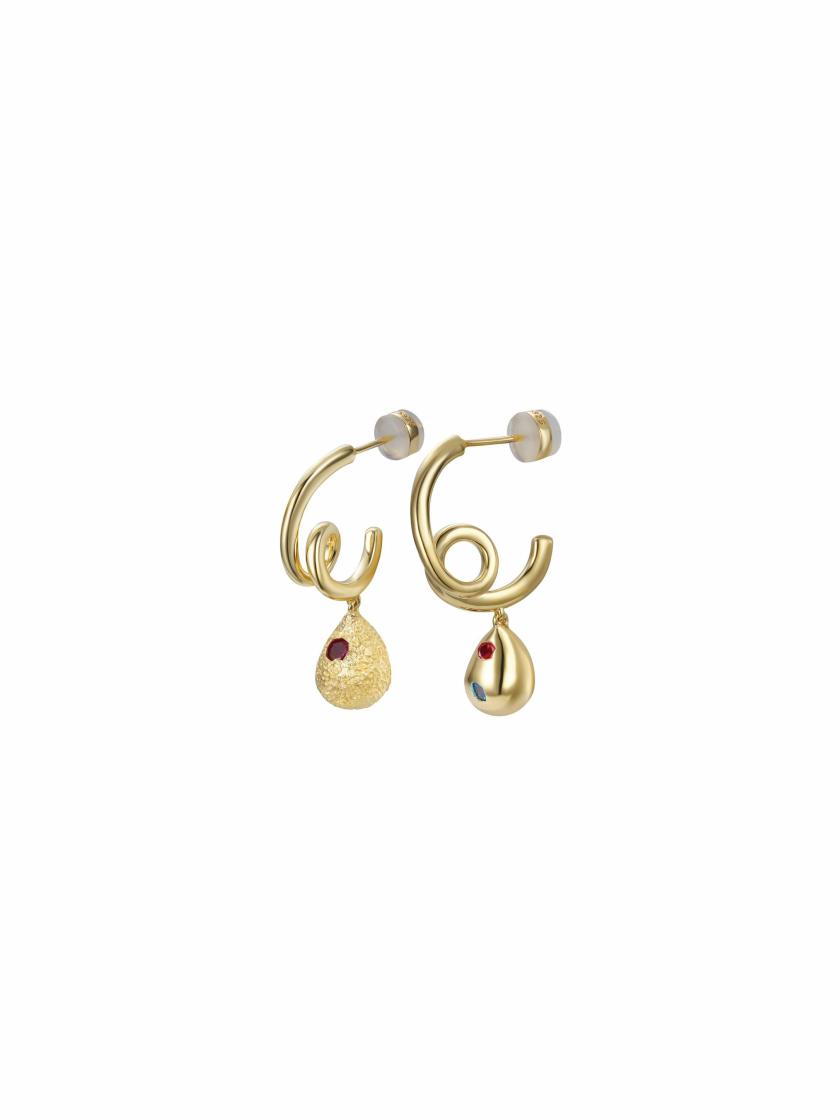 Earrings | Raindrop Earrings – Tri Stones (Pair) Earrings Earrings