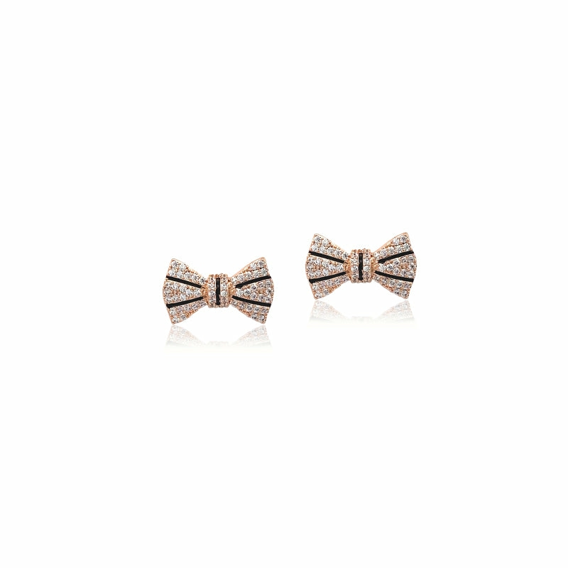 Earrings | Ribbon Cubic Zirconia Earrings Earrings Earrings