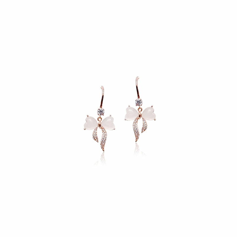 Earrings | Ribbon Cubic Zirconia Earrings Earrings Earrings