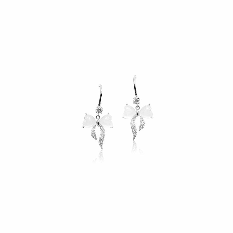 Earrings | Ribbon Cubic Zirconia Earrings Earrings Earrings