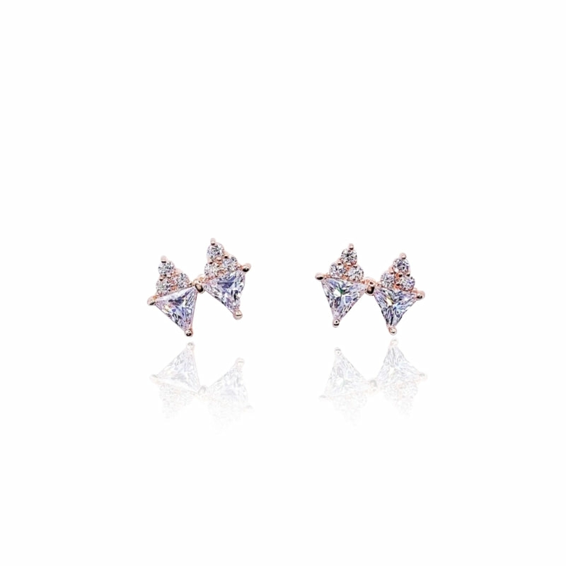 Earrings | Ribbon Cubic Zirconia Earrings Earrings Earrings