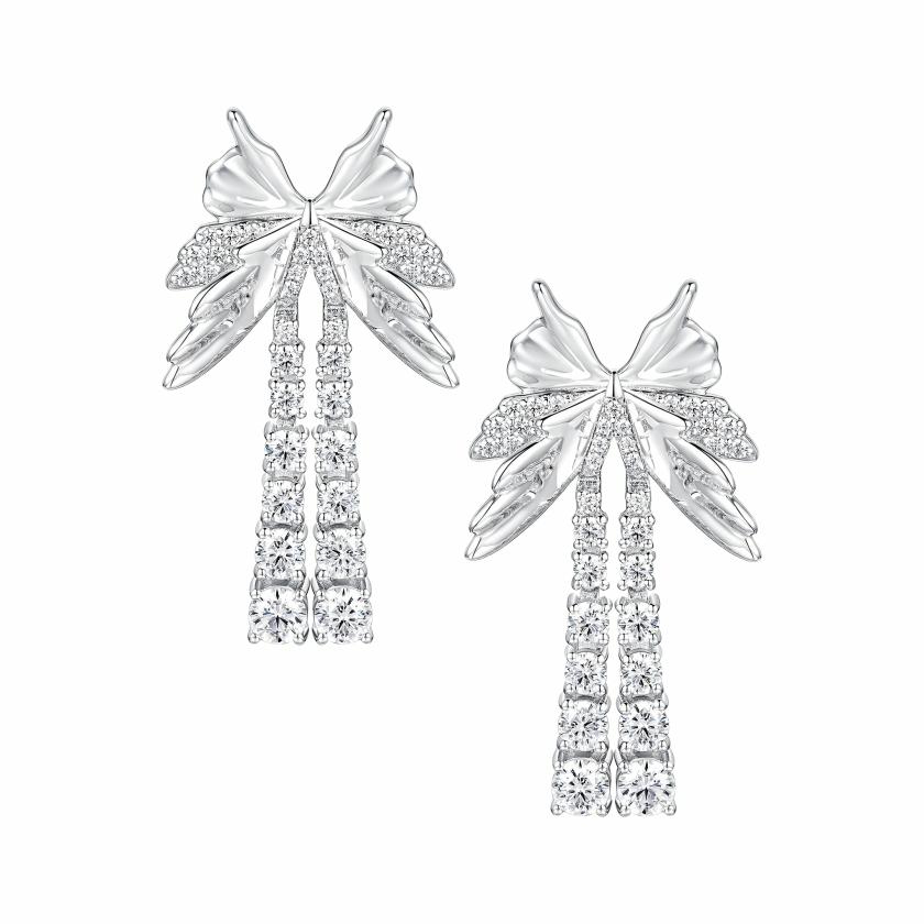 Earrings | Ripple / Butterfly Zircon Tassel Earring Earrings Earrings