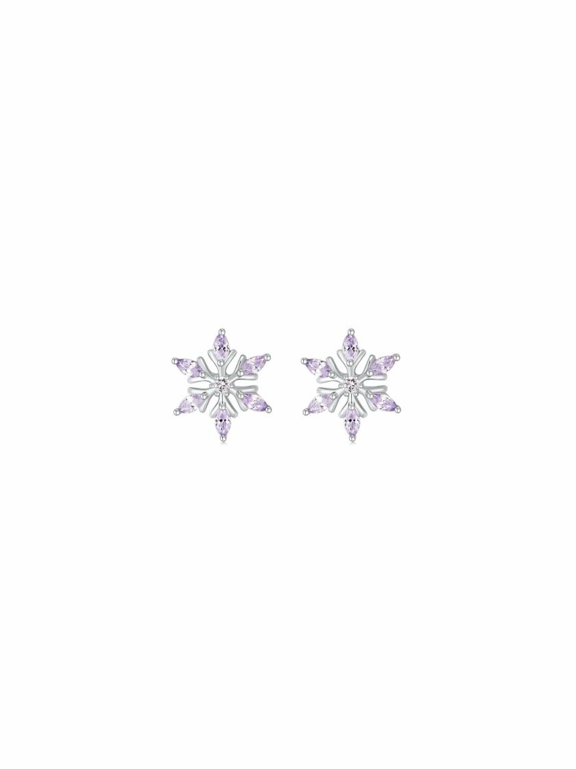 Earrings | Snowflake Earrings (Pair) (White) Earrings Earrings