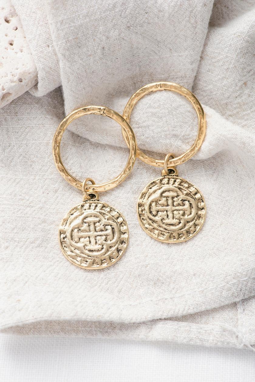 Earrings | Spanish Coin Earrings Earrings Earrings