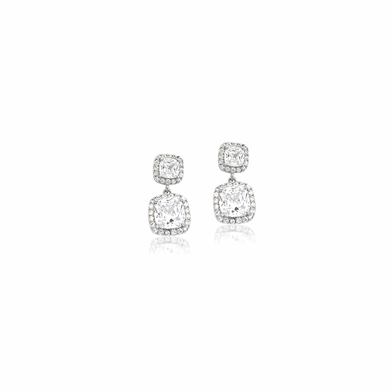 Earrings | Square Cubic Zirconia Earrings Earrings Earrings