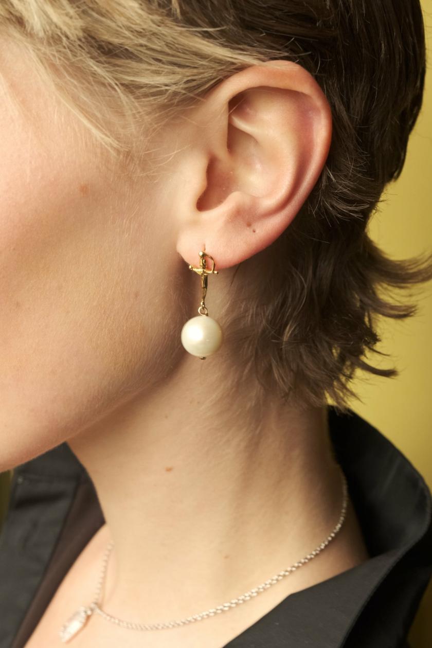 Earrings | Sword And Pearl Earrings Earrings Earrings