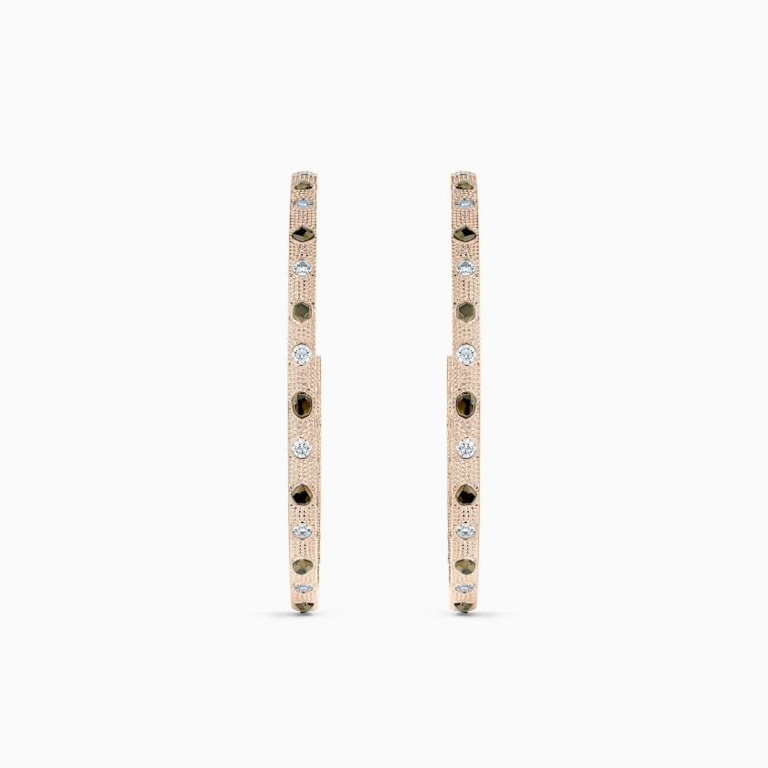 Earrings | Talisman Hoop Earrings In Rose Gold Earrings Earrings