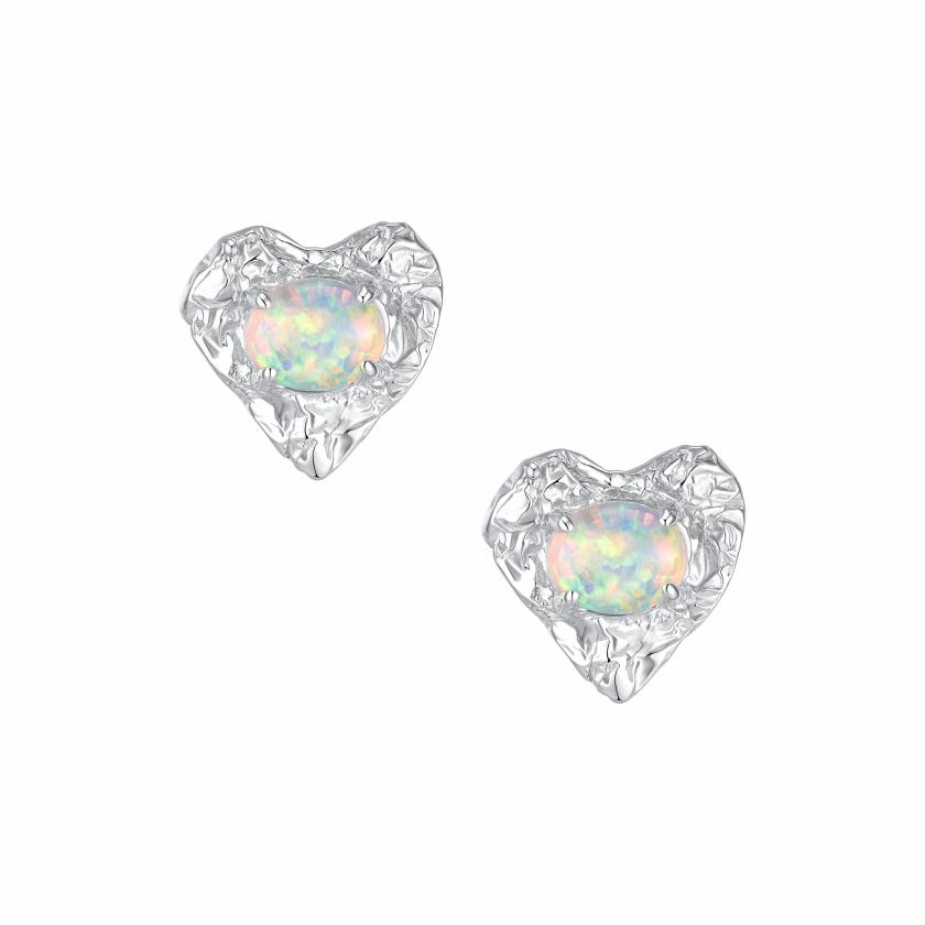 Earrings | Tasty / Opal Heart Earrings Earrings Earrings