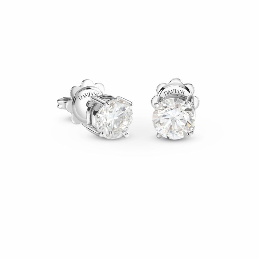 Earrings | White Gold And Diamond Earrings 0,22 Carats Earrings Earrings