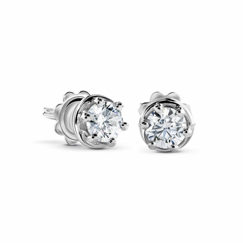 Earrings | White Gold And Diamonds Earrings 0,28 Carats Earrings Earrings