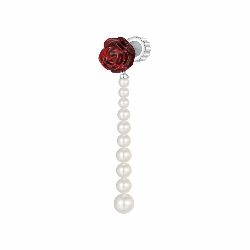 Earrings | X Shushutong / Pearl String Rose Earring Earrings Earrings