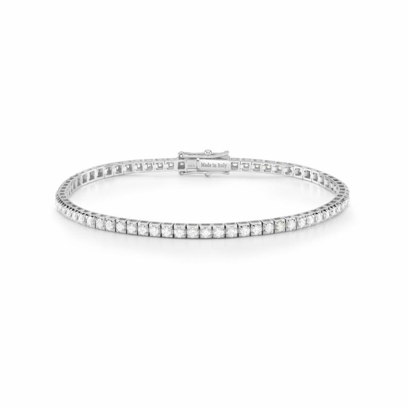 Men Collections | White Gold And Diamond Bracelet 2,01 Carats Jewelry Men Collections