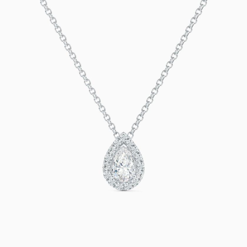 Necklaces | Aura Pear-Shaped Diamond Pendant Jewelry Necklaces