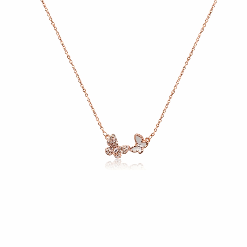 Necklaces | Butterfly Cubic Zirconia  Necklace Jewelry Necklaces