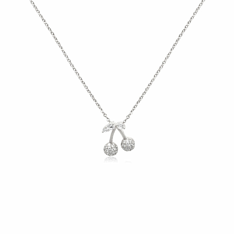 Necklaces | Cherry Cubic Zirconia Necklace Jewelry Necklaces