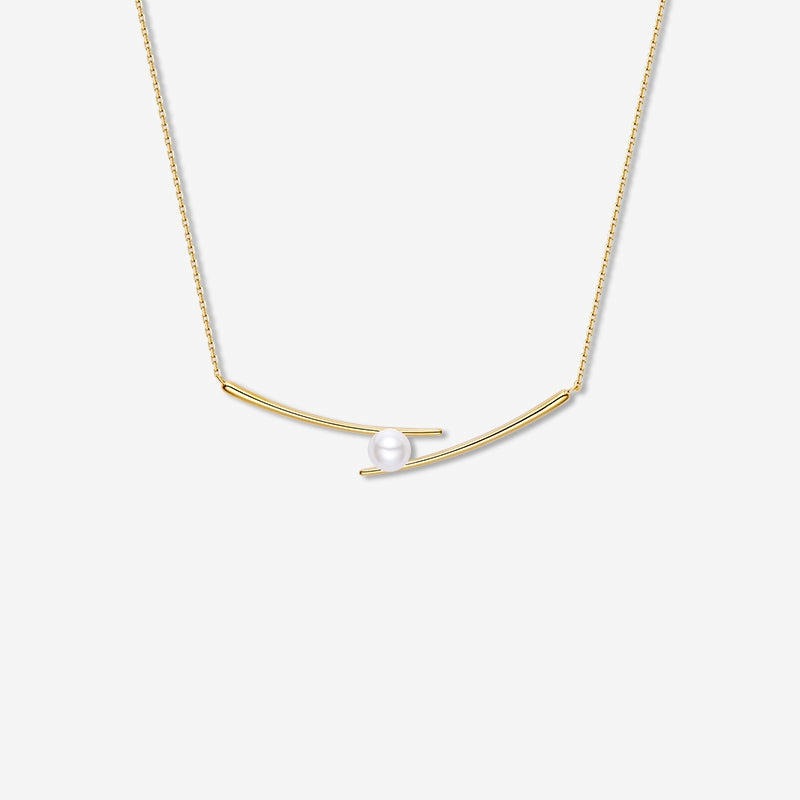 Necklaces | Chopsticks Necklace-14K Gold Jewelry Necklaces