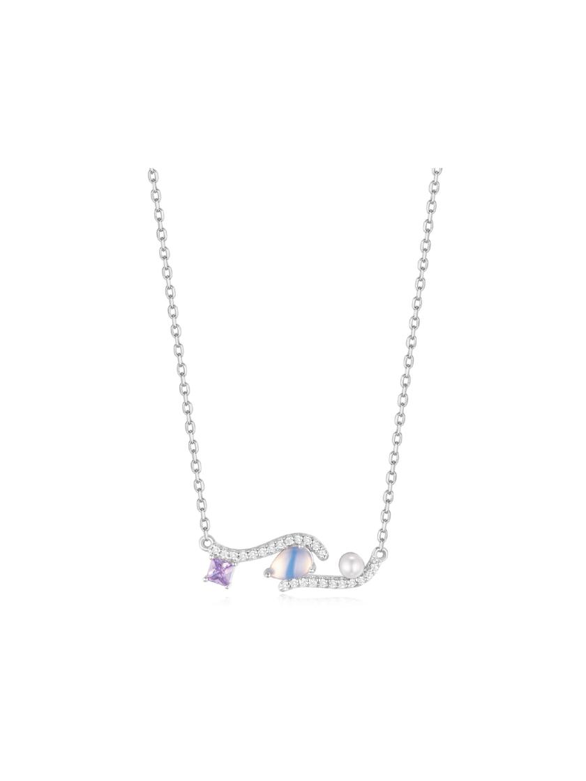 Necklaces | Crystal Rain Necklace (White) Jewelry Necklaces