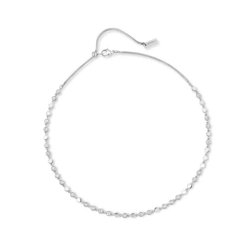 Necklaces | D-Vibes Diamond Necklace In 18Ct White Gold Jewelry Necklaces