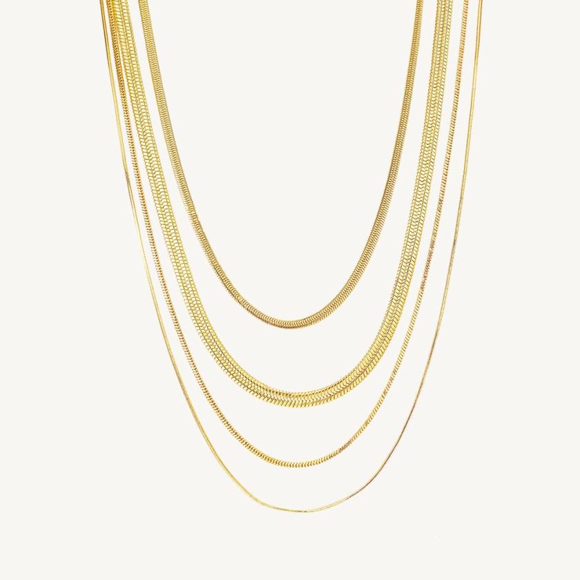 Necklaces | Detachable Snake Chain Necklace Jewelry gold