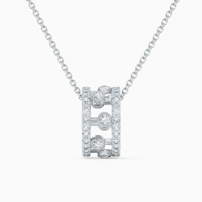 Necklaces | Dewdrop Pendant In White Gold Jewelry Necklaces