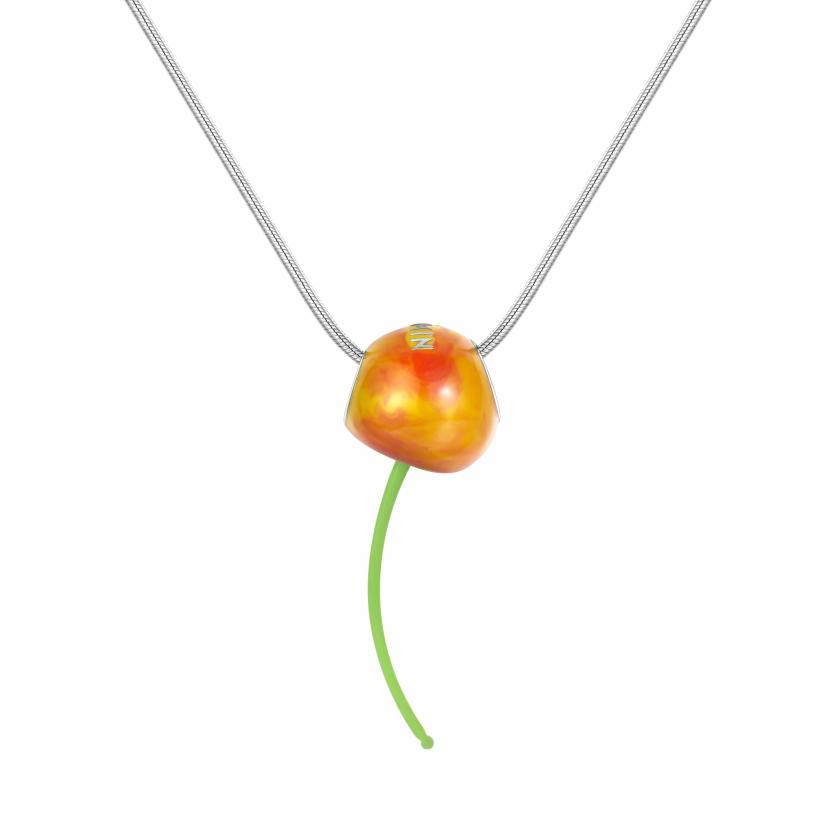 Necklaces | Electricgirl / Enamel Perforated Cherry Necklace Jewelry Necklaces