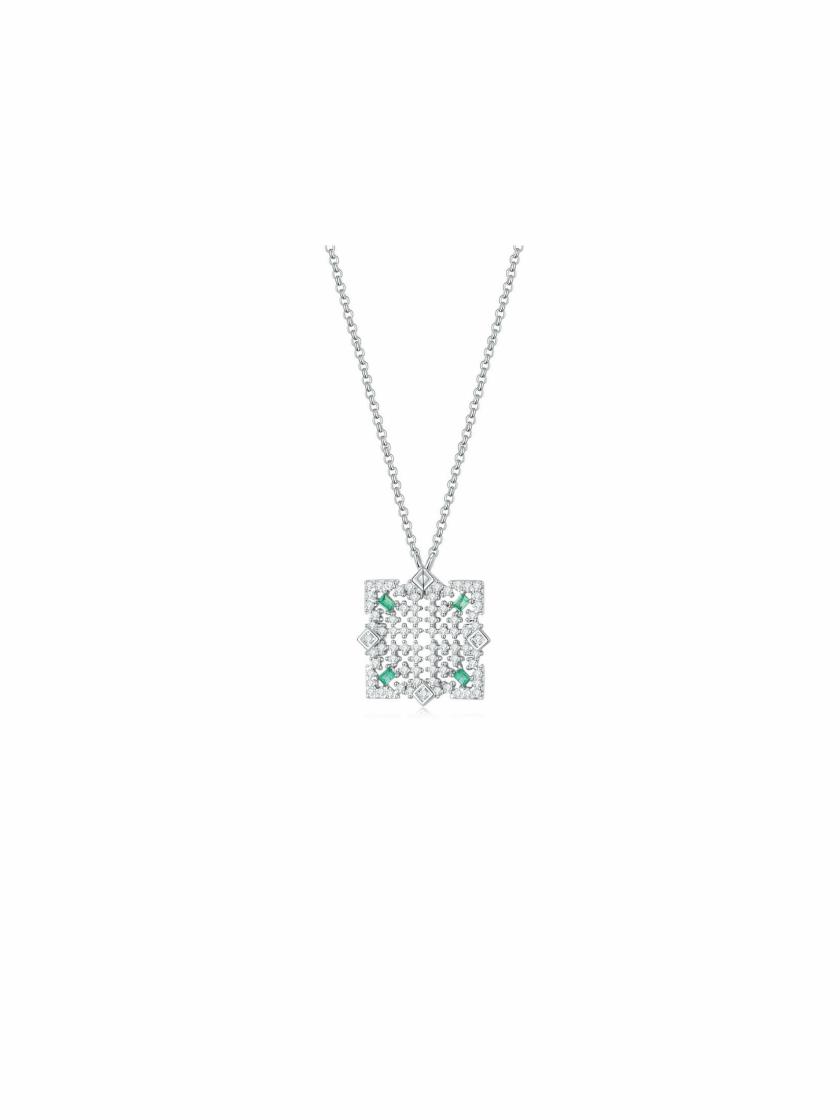 Necklaces | Emerald Palace Necklace (White) Jewelry Necklaces