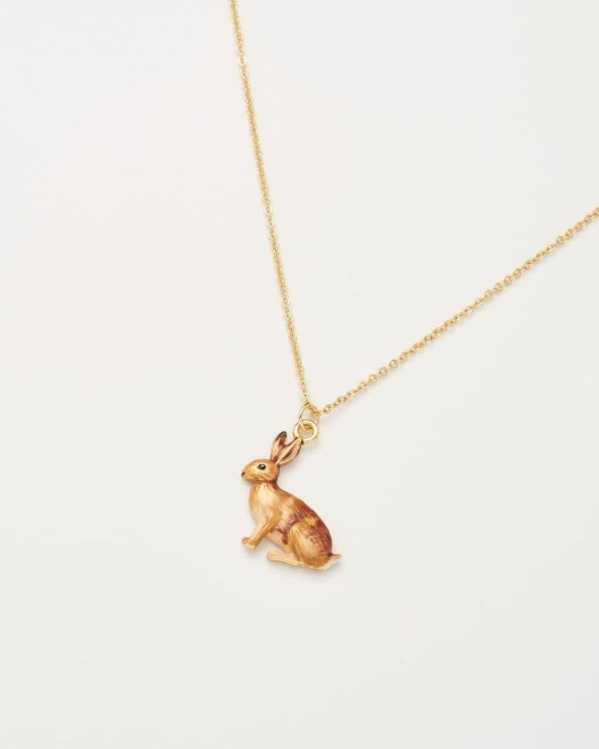 Necklaces | Enamel Rabbit Short Necklace Jewelry Necklaces