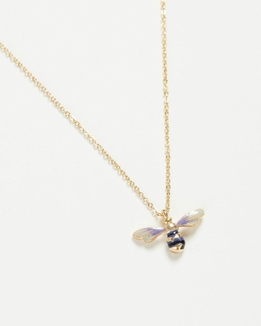 Necklaces | Enamel Short Bee Necklace Jewelry Necklaces