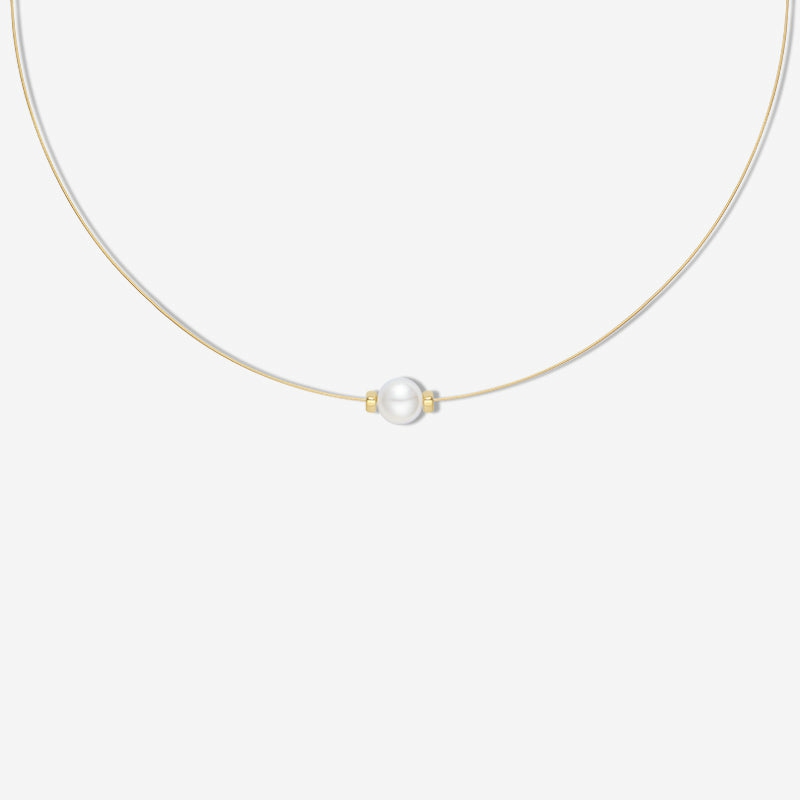 Necklaces | Floating Pearl Necklace Jewelry Necklaces