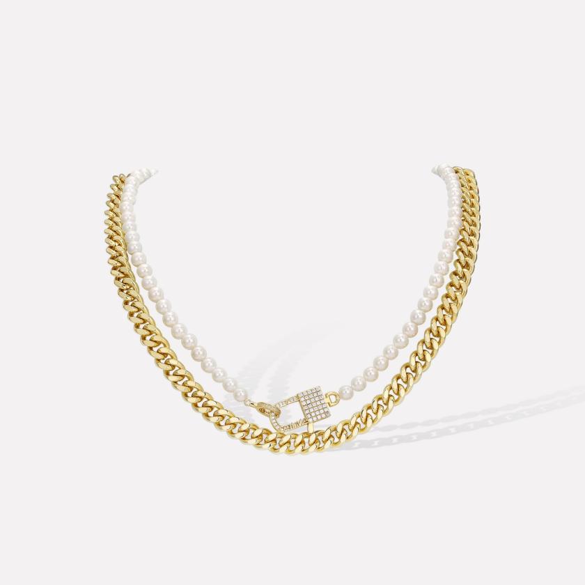 Necklaces | Gold Plated Twin Necklace Jewelry Necklaces