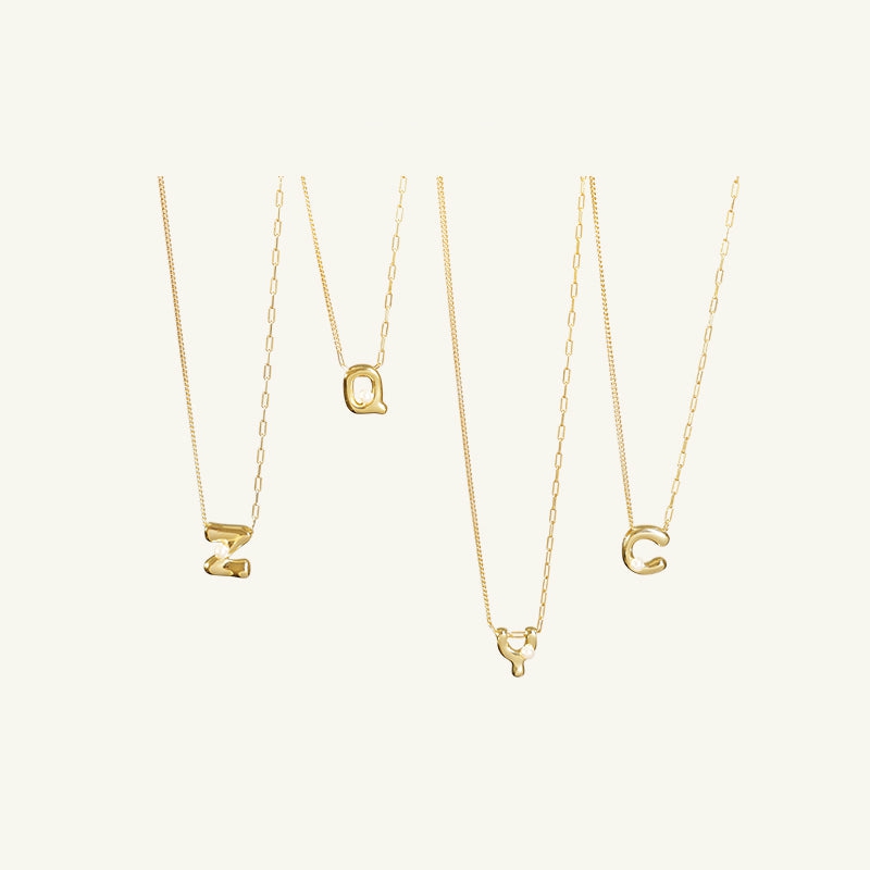 Necklaces | Imprint Mini Letter Necklace Jewelry Necklaces