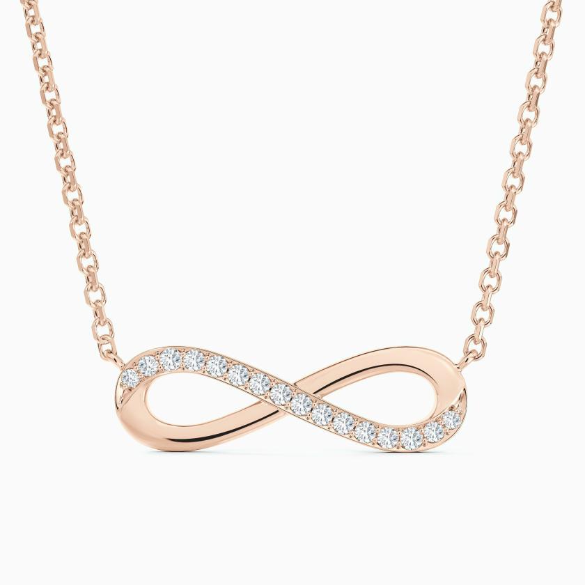 Necklaces | Infinity Necklace In Rose Gold Jewelry Necklaces