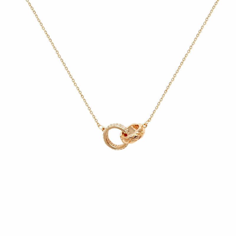 Necklaces | Interlocking Circle Necklace Jewelry Necklaces