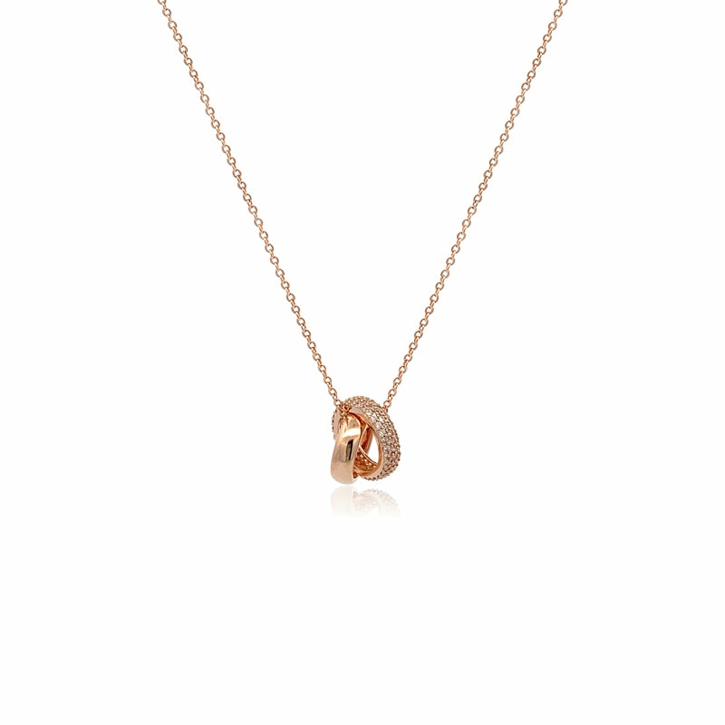 Necklaces | Interlocking Cubic Zirconia Necklace Jewelry Necklaces