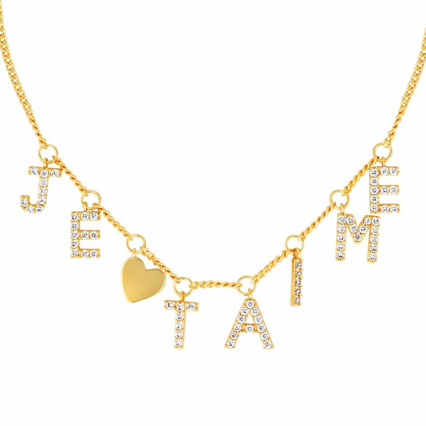 Necklaces | Je T'Aime Necklace Jewelry gold