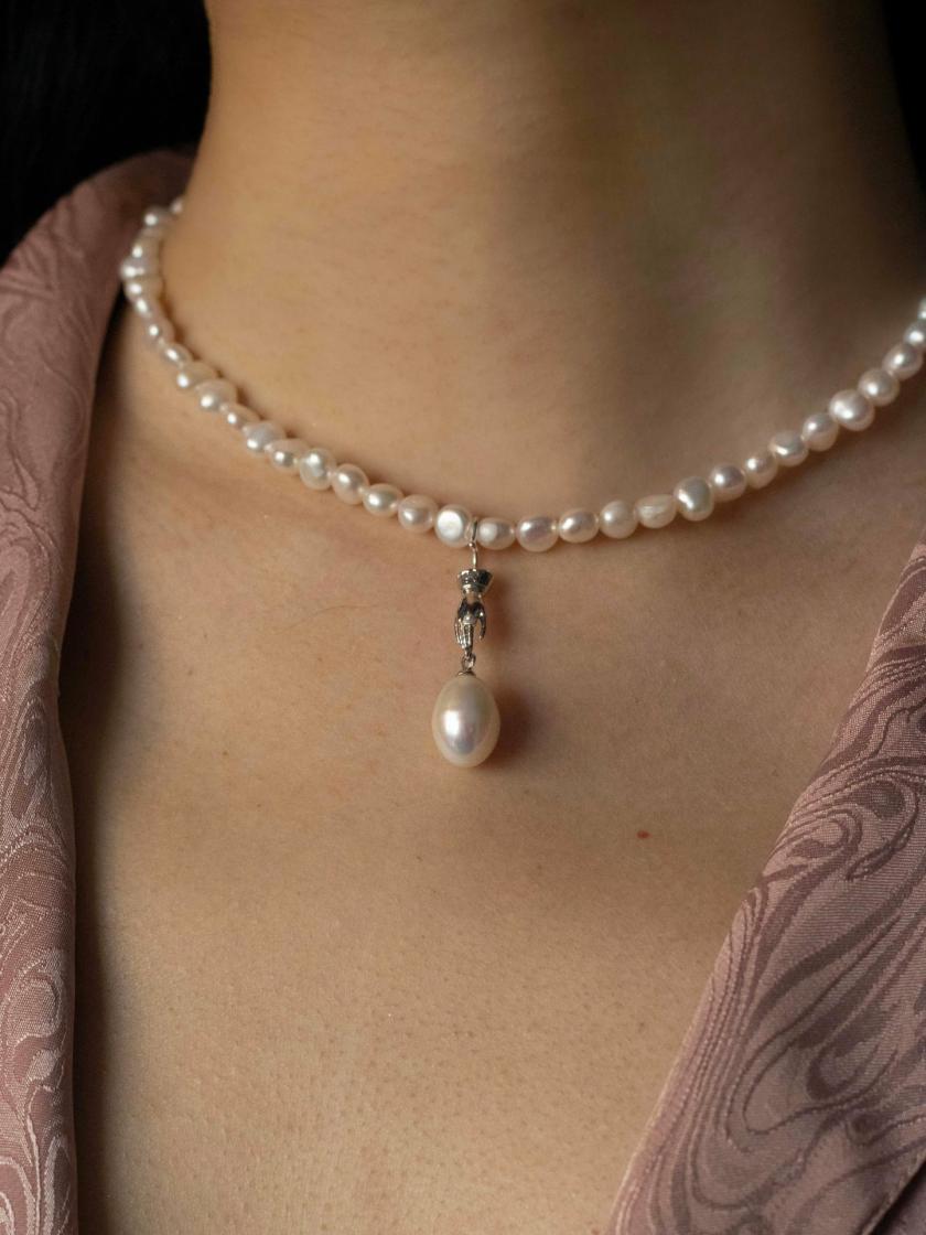 Necklaces | Lantern Pearl Necklace Jewelry Necklaces