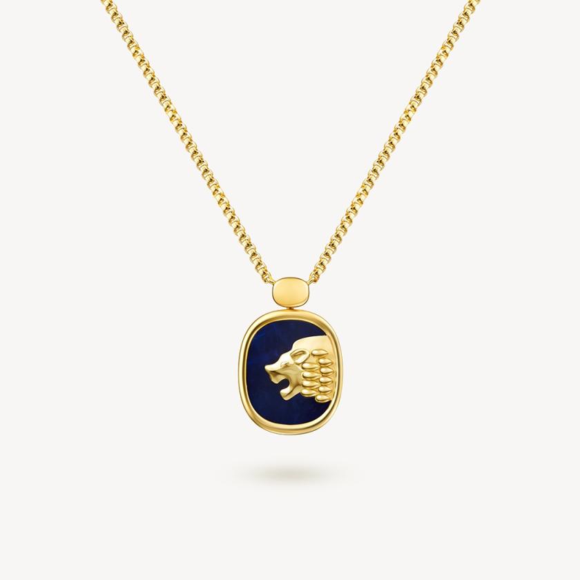 Necklaces | Lion Lapis Lazuli Necklace Jewelry Necklaces