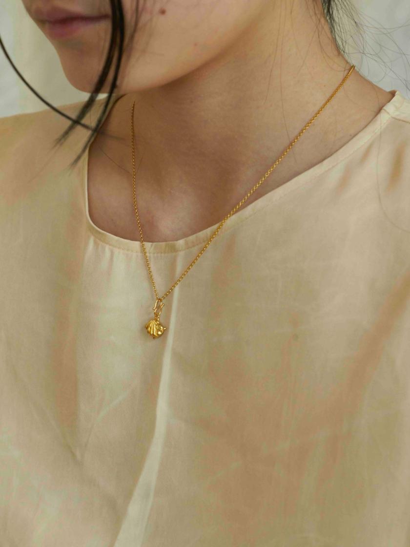 Necklaces | Little Shell Talisman Pendant (Gold) Jewelry Necklaces