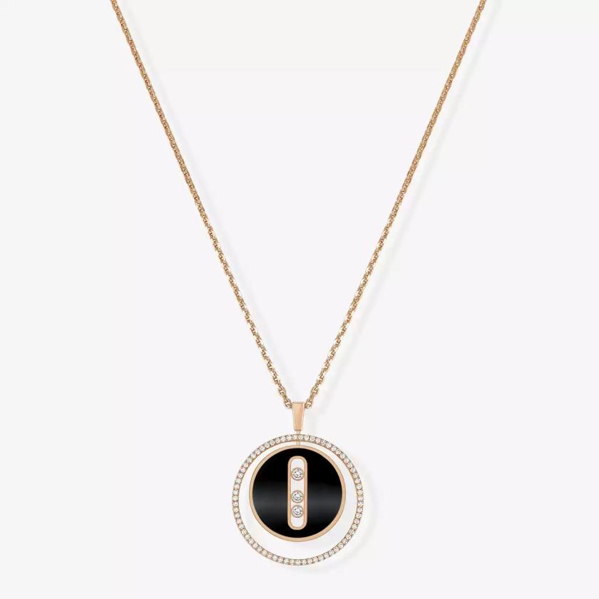 Necklaces | Lucky Move Mm Onyx Pink Gold Jewelry Necklaces