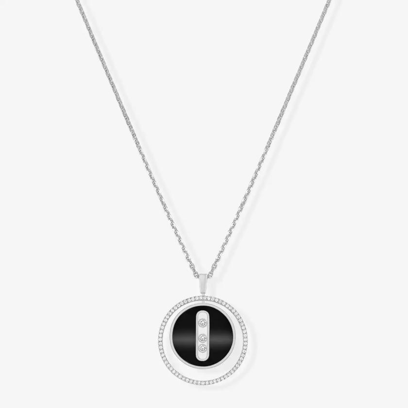 Necklaces | Lucky Move Mm Onyx White Gold Jewelry Necklaces