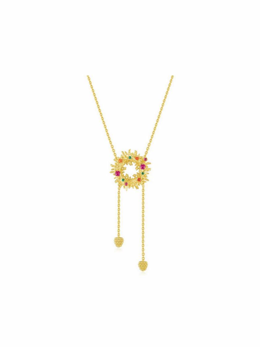 Necklaces | Lucky Wreath Necklace Jewelry gold