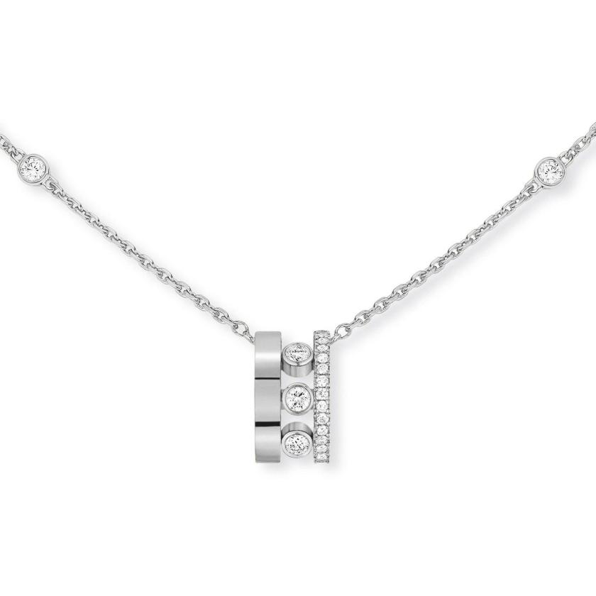 Necklaces | Move Romane Diamond Necklace In 18Ct White Gold Jewelry Necklaces