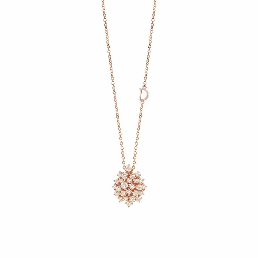 Necklaces | Pink Gold And Diamonds Necklace Jewelry Necklaces