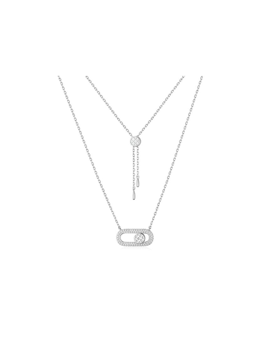 Necklaces | Radiance Happiness Lock Necklace (White) Jewelry Necklaces