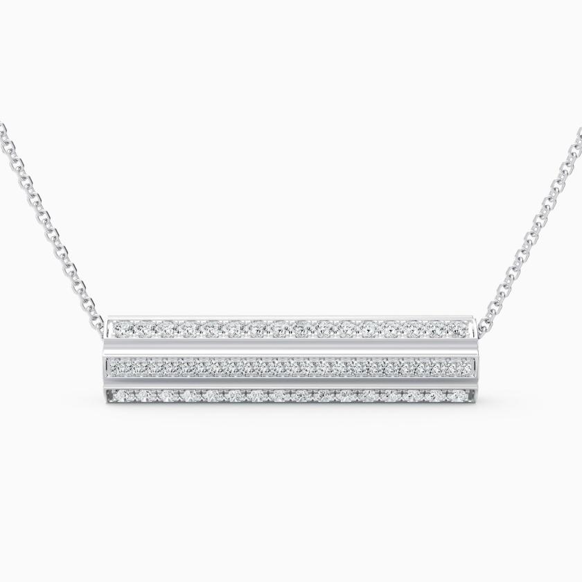 Necklaces | Rvl Pendant In White Gold With Diamonds Jewelry Necklaces