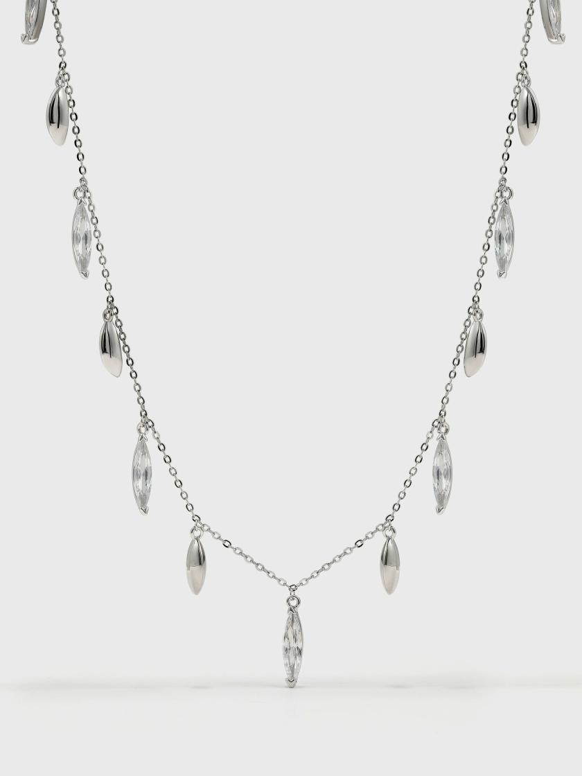 Necklaces | Tassel Zirconia Necklace Jewelry Necklaces