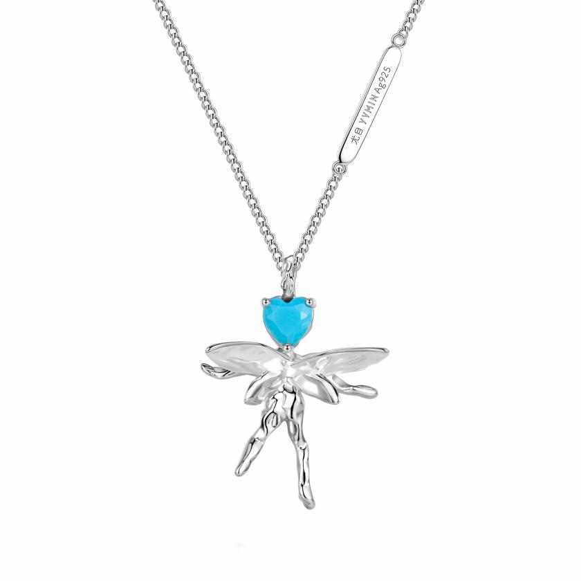 Necklaces | Tasty / Heart Shape Turquoise Fairy Necklace Jewelry Necklaces